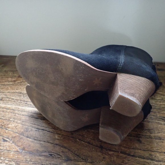 Like New and Freshly Treated Splendid Black Suede Booties US 8M $30 - Picture 3 of 5